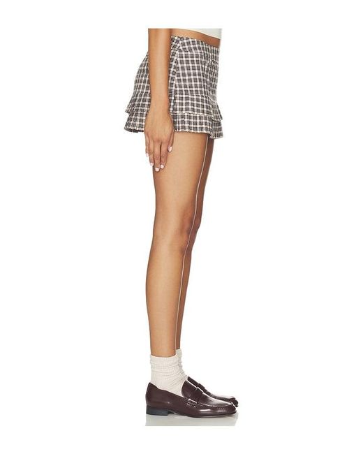 Lioness Multicolor Double Ruffle Mini Skort
