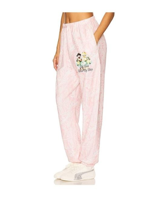 Boys Lie Pink Let Love Guide My Way Kimmy Pants