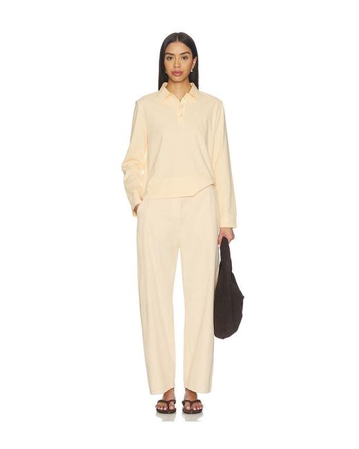 Leset Natural Margo Long Sleeve Polo