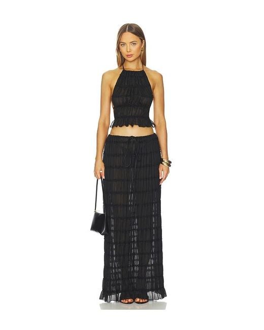 Arcina Ori Black Juliette Halter Top