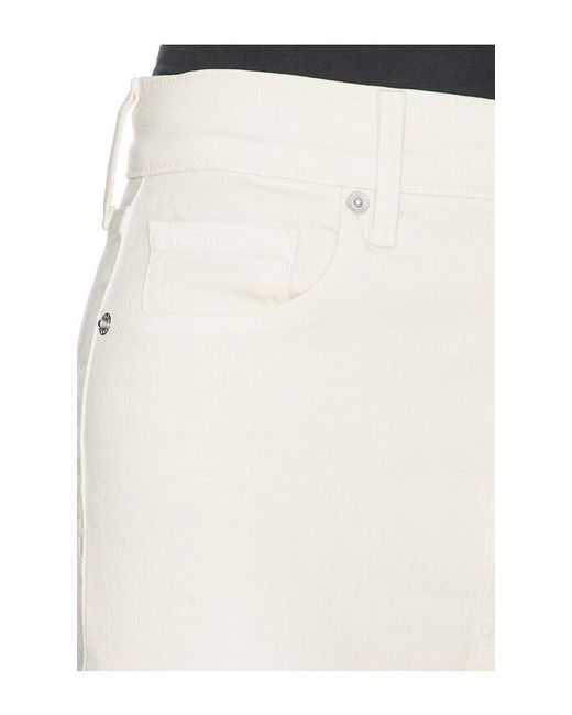 Veronica Beard White Carson Flare Jeans
