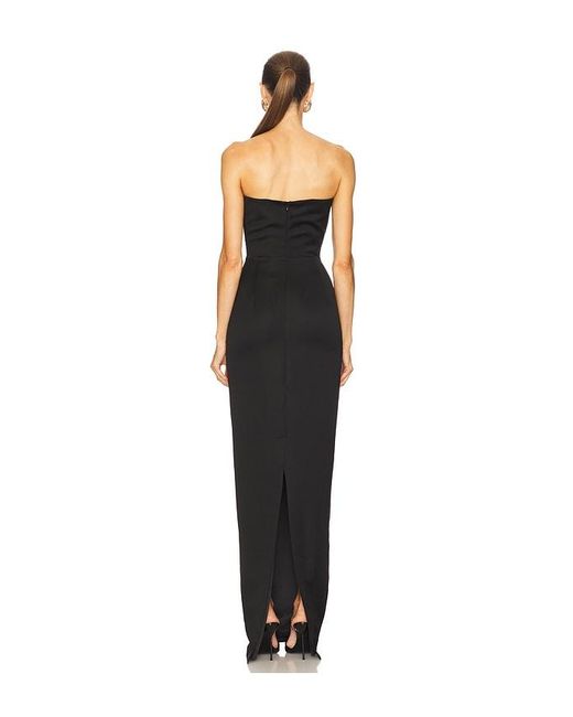 SAU LEE Black Jaclyn Gown
