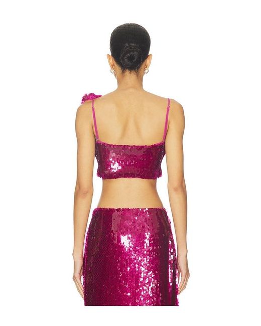 MOTHER OF ALL Pink Mela Sequins Top