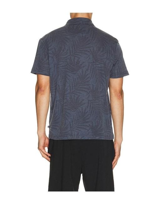 Vintage Summer Blue Performance Pique Polo for men