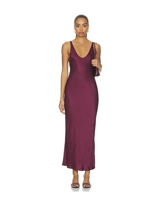 L'Agence Purple 'Agence Akiya Dress
