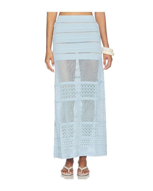 Devon Windsor Blue Yasmin Skirt