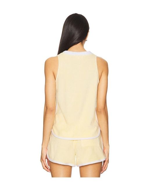 Sundry Natural Loop Terry Tank Top