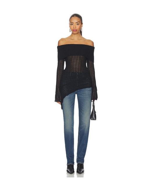 superdown Black Tawny Sweater