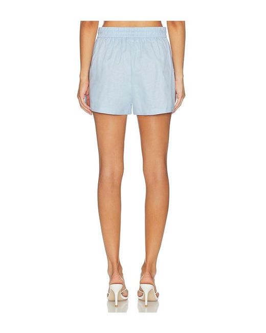 MINKPINK Blue Ines Drawstring Shorts