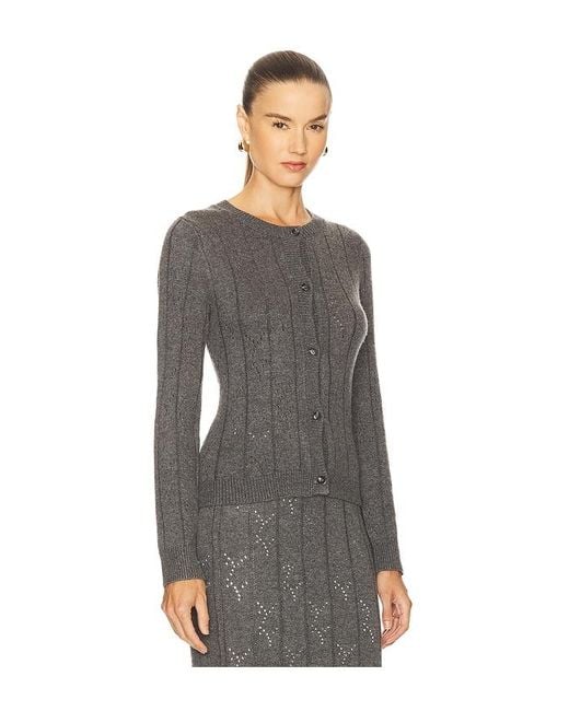 Line & Dot Black Alena Cardigan
