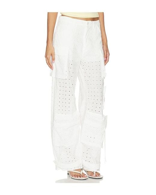 Steve Madden White Duo Pant