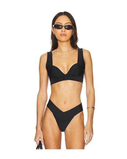 Lovers + Friends Black Raylee Top