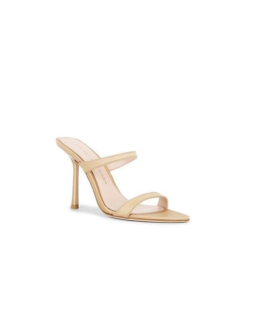 Stuart Weitzman White Lexington Slide 100 Sandal