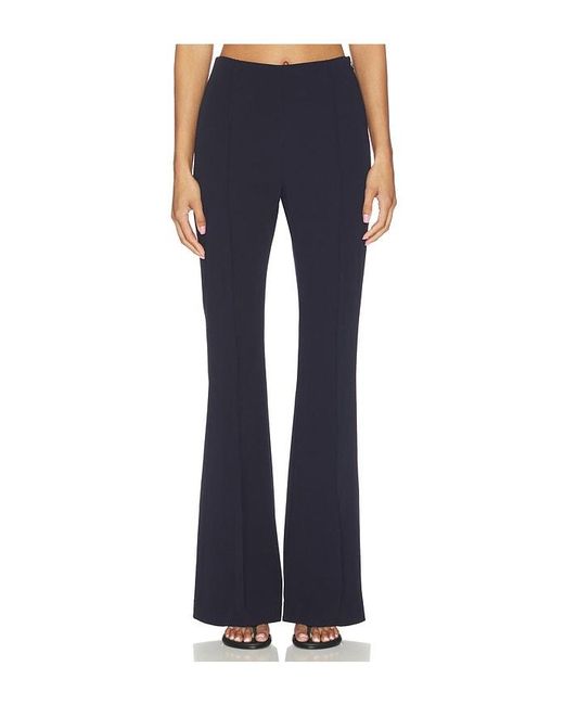 Smythe Blue Pintuck Flare Pant
