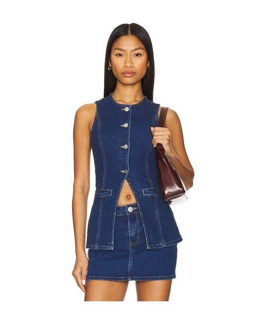 MORE TO COME Blue Maeve Top