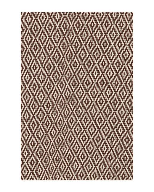 Brixton Brown Theo Jacquard Short Sleeve Polo for men