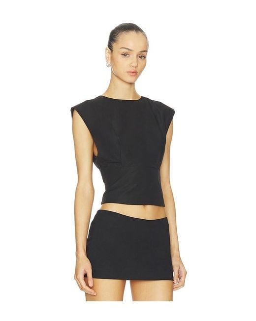 ALL THE WAYS Black Eliska Top