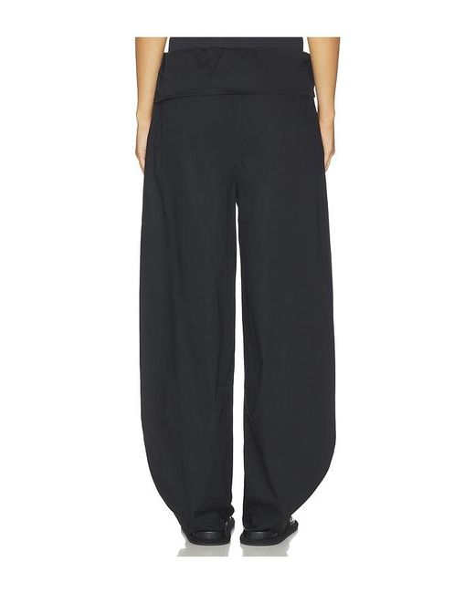 WeWoreWhat Black Pull On Fold Over Pants