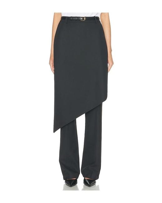 Helsa Black Trouser With Attached Skirt