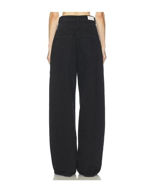 ICON DENIM Black Coco Wide Leg Jeans