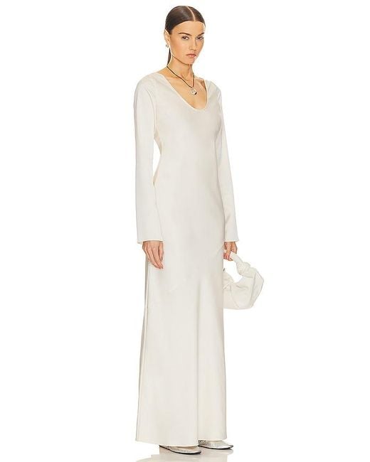 Helsa Natural Angelica Backless Maxi Dress
