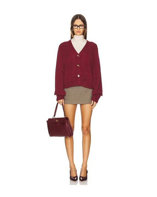 ALL THE WAYS Red Dakota Cardigan