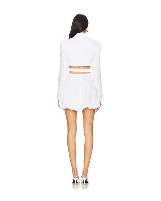 Bardot White Sintra Blazer Dress