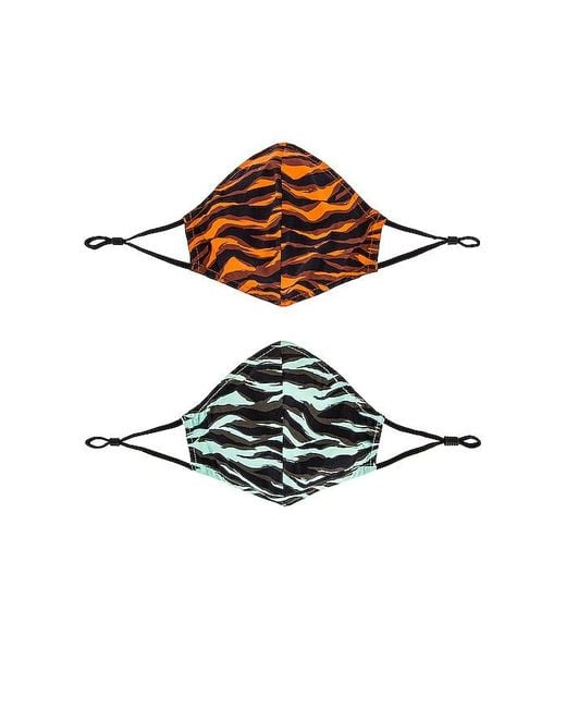 MASQUE VISAGE PRINTED en Blue,Orange. Jonathan Simkhai en coloris Brown