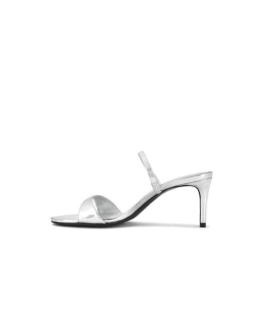 SCHUTZ SHOES White Jessica Mid Mule