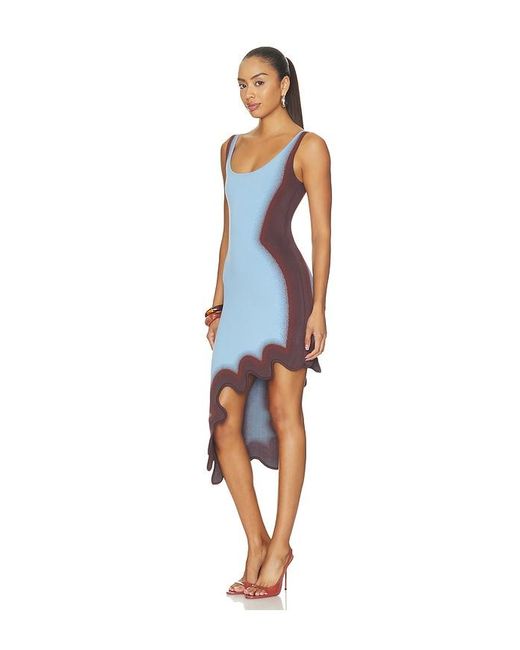 Ph5 Blue Aster Reversible Wavy Dress
