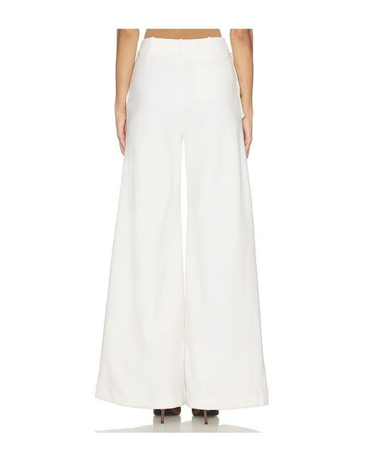 Monse White Cascade Sailor Tailored Trouser