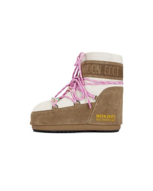 Moon Boot Multicolor Boot Low Suede Beads