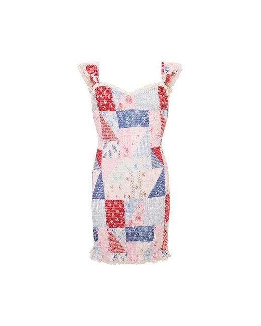 LoveShackFancy White Tween Mini Solier Dress