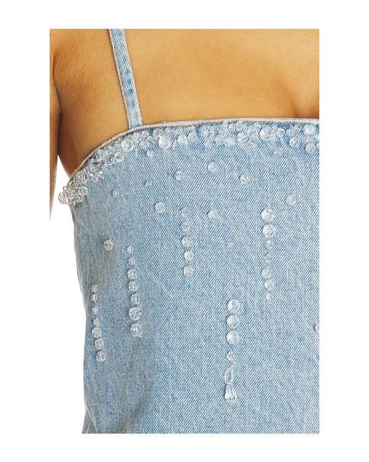 GIUSEPPE DI MORABITO White Denim Top