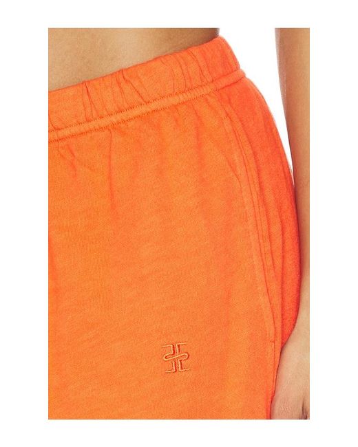 ÉTERNE Orange Boyfriend Pocket Sweatpant