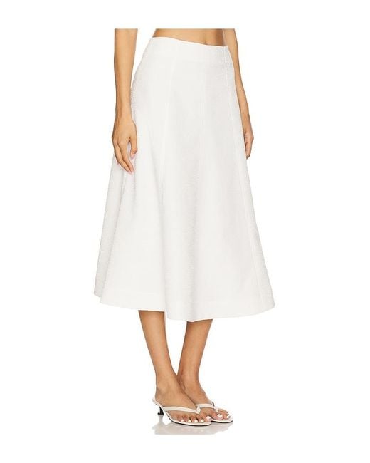 Falda Fellini En Color Blanco Talla En Veronica Beard de color White