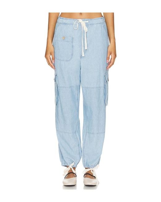 Polo Ralph Lauren Blue Cargo Ankle Pant