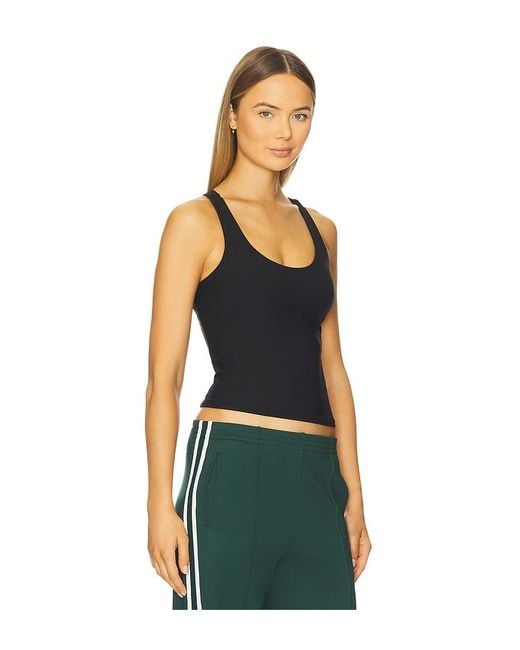 The Upside Blue Laurie Crop Tank Top