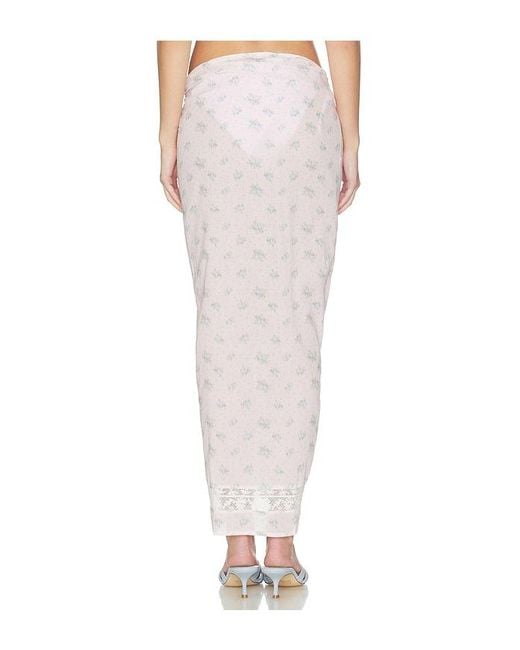 LoveShackFancy Multicolor Emabella Pareo Skirt