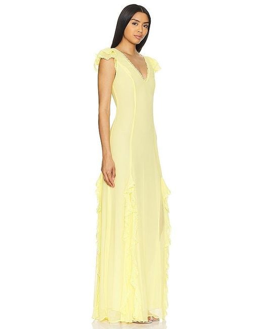 Tularosa Yellow Taylor Gown