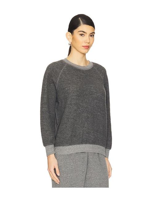 PERFECTWHITETEE Gray Ziggy Crewneck