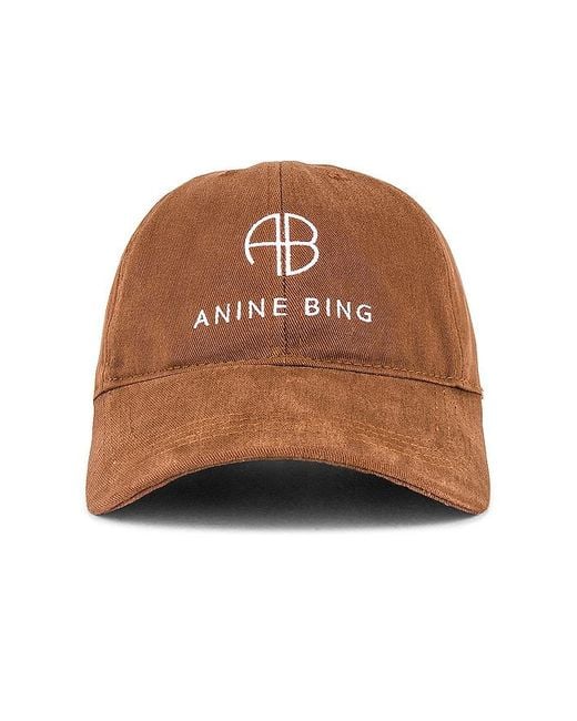 Anine Bing Brown Jeremy Baseball Cap