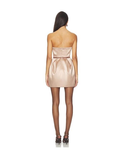 MAJORELLE Natural Midge Mini Dress
