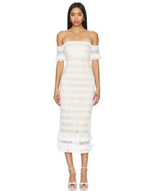 Likely White Milaro Dress