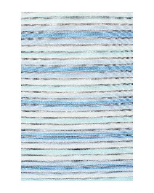 Jonathan Simkhai Blue Paxton Knit Polo