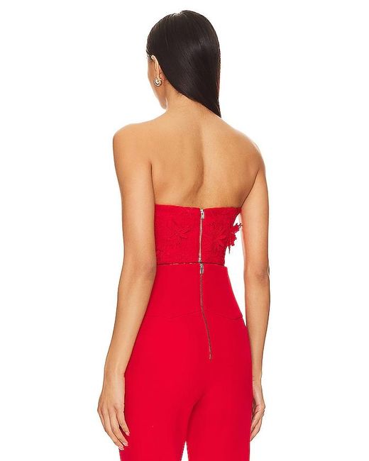 Bardot Red Brias Bustier