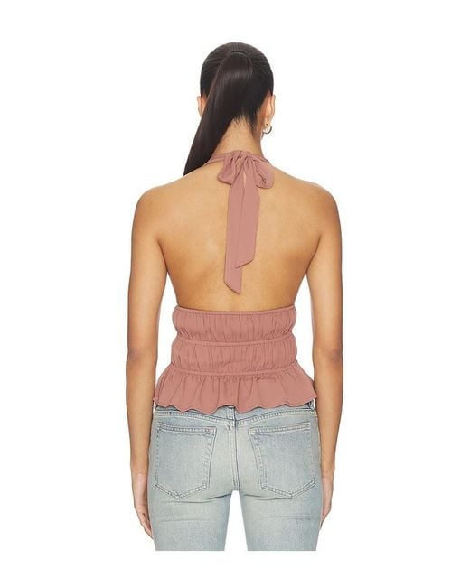 superdown Blue Ramona Halter Top