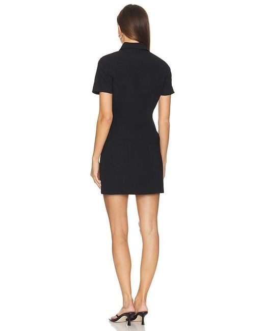 Amanda Uprichard Black Bianca Dress