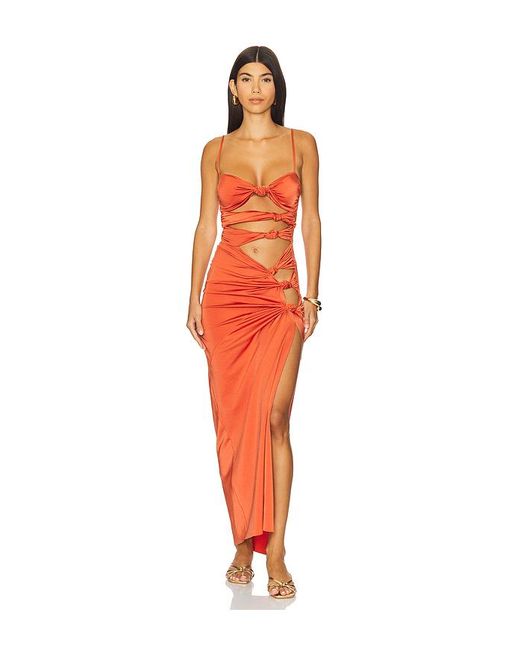 Ancora Orange Auric Dress