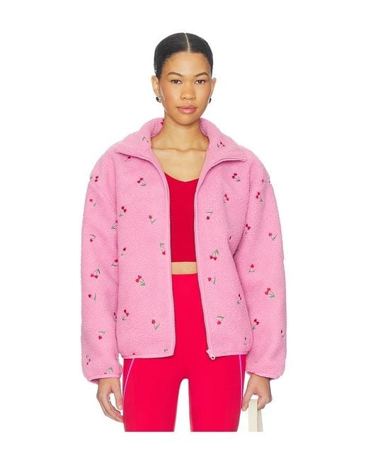 Beach Riot Pink Bennie Jacket